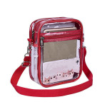 Transparent PVC Shoulder Messenger Bag Waterproof