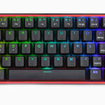 Red Dragon Mechanical Keyboard Hot Swap Axis Rgb Three Mode