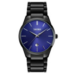 Moment Beauty Fashion Men's Brand Watch Waterproof Korean Style Trendy Steel Band Quartz Watch