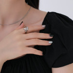 Women's Fashion Personality Love Heart-shaped Ring