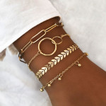 European And American Simple New Geometric Chain Cold Wind Bracelet