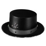 Halloween Plague Doctor Dome Magic Hat Gentleman Top Hat