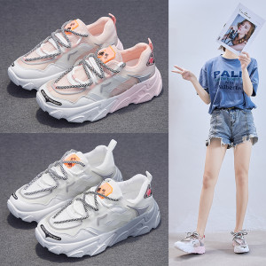 Breathable platform casual sneakers