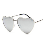 Retro Peach Heart Sunglasses Men And Women Color