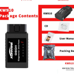 KONNWEI KW910 supports the full protocol ELM327 OBD2 vehicle fault diagnosis instrument detector tool