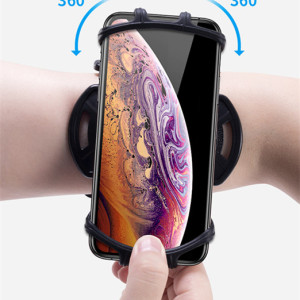 Rotatable Mobile Phone Arm With Running Silicone Arm Bag Outdoor Sports Mobile Phone Holder