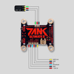 RUSH TANK II PIT 25 200 500 800mW 48 Frequency Point External Audio