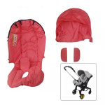 Baby Basket Car Four-in-one Sitting Cloth Set Rain Cover Mosquito Net Hanging Bag Mommy Bag Sunshade Cover Accessories