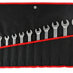 12 7-piece Adjustable Head Ratchet Wrench Set