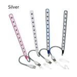 Aluminum Ten Lamps Notebook Keyboard Night Light