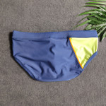 Fashion Triangle Swimming Pants Solid Nylon