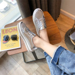 Fashion all-match sneakers flat leather fairy shoes