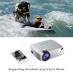 AUN mini projecteur LED D40W