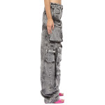 Cargo Jeans Spice Girl Style Loose Multi-pocket Floor Mop Pants Wide Leg Pants