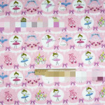 Cotton Twill Printed Cotton Cartoon Little Princess Fabric Dress Cover-up Clothing Fabric