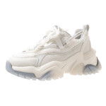 All-Match Jelly Platform Casual Sports White Shoes