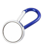 Blue Plastic Edging Magnetic Carabiner Tool Buckle Connected With Magnetic Ring