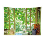 False Window Window Scenery Background Cloth