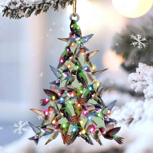 New Christmas Tree Decorative Acrylic Pendant