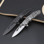 Stainless Steel Folding Knife Outdoor Folding Self-defense Multifunctional Survival