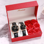 Fasina 2020 Couple Models For Life 1314 Simple Female Watch Male Valentine'S Day Gift Watch Set