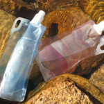 1L Foldable Drinking Water Bottle Bladder Bag