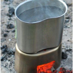 Portable Outdoor Sports Camping Picnic Wood Fire Solid Alcohol Stove Grill