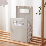 Foldable Dirty Clothes Basket Bathroom Multifunctional Seamless Sticker