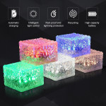 Solar Ice Cube Buried Lights Landscape Path Decoration