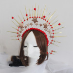 Fashion Diy Lolita Headdress Madonna Crown Material Package Stage Nightclub Show