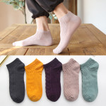 Casual Women's Lightweight Platform Sneakers Thin Pumpkin Socks Cotton Socks Set