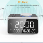 FM Radio FM Creative Alarm Clock Hotel Bedroom Bedside USB Charging Port Electronic Digital Clock