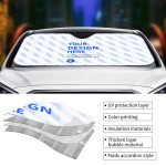 Stiff Heat Insulation Car Windshield Sunshade