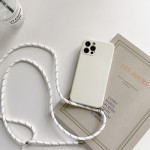 Applicable To Liquid Silicone XR Fall-proof Mobile Phone Case With Lanyard