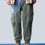 Men's Trousers With Multi-pocket Overalls