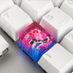 Scenery Koi Backspace Resin Keycaps For Cherry Mx Switch