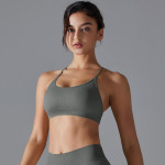 European And American Seamless Knitted Yoga Bra Quick-drying Tight