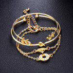 European And American Simple New Geometric Chain Cold Wind Bracelet