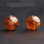 Mantianxing Jinsha Glass Beads Crystal Round Jewelry Accessories Bracelet Loose Bead Material