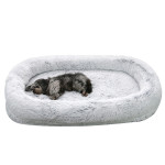 Plush Round Winter Warm Sponge Dog Pad Pet Supplies