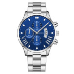 Fashion Calendar Steel Band Quartz Men's Watch