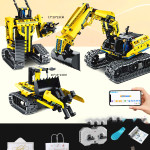 Building Blocks Programming Electric Remote Control Children's Toy Set