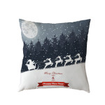 2021new Polyester Pillow Cover Holiday Series Pillow Cover Christmas Ball Christmas Tree Pattern Pillow Without Core