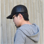 Men's Sheepskin Light Board Baseball Hat