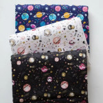 Digital Printed Patchwork Fabric Cotton Fabric Art Universe Starry Sky