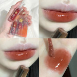 Mirror Paint Light Lip Lacquer Lipstick No Stain On Cup Long-lasting White