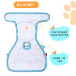 Pet Dog Diaper For Female Dog Cat Reusable Dog Disposable Diapers Wraps Random Color Dog Poop Pant Clothing For Dogs Accessories