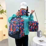 Fashion Personality Canvas Camouflage Multi-pocket Backpack