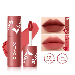 Matte Fog Face Lip And Cheek Dual-use Powder Blusher Lipstick Air Lip Glaze