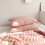 Pure Color Washed Cotton Quilt Cover Single Product